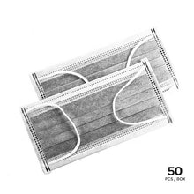 Load image into Gallery viewer, 4 Ply Earloop Activated Carbon Face Masks